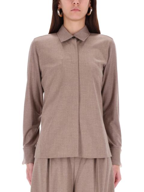 Max Mara CASHMERE FOULÉ TEBAIDE SHIRT