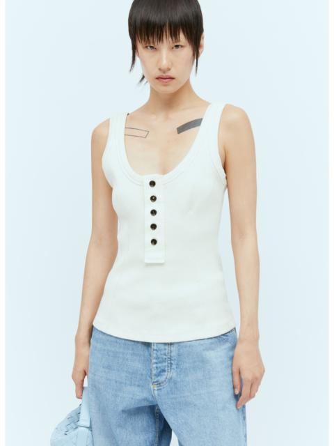 Bottega Veneta Bottega Veneta Women Raised Placket Tank Top