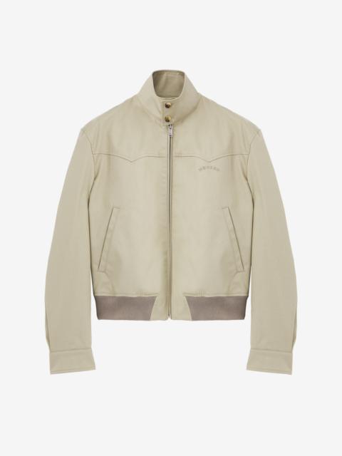 Alexander McQueen Cropped Harrington Jacket