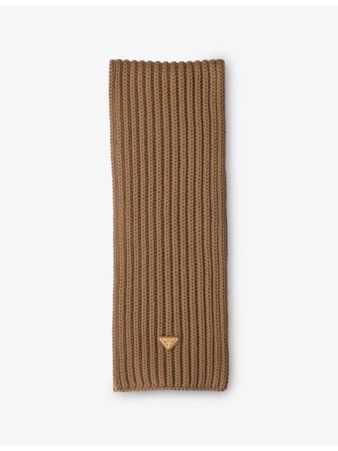 Prada Wool Knitted Wool Scarf