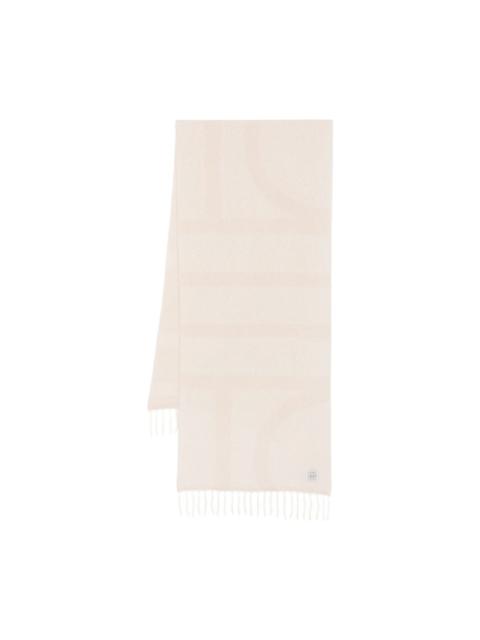 TOTEME Monogram Wool Scarf
