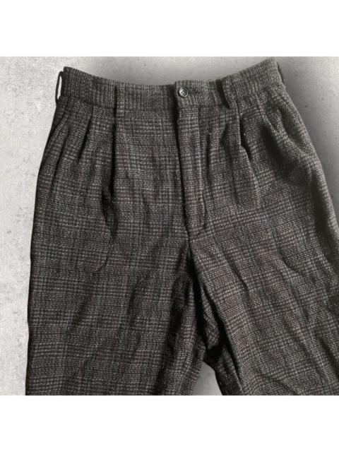 Comme des Garçons Homme Vintage AW99 Heavy Plaid Wool Trousers