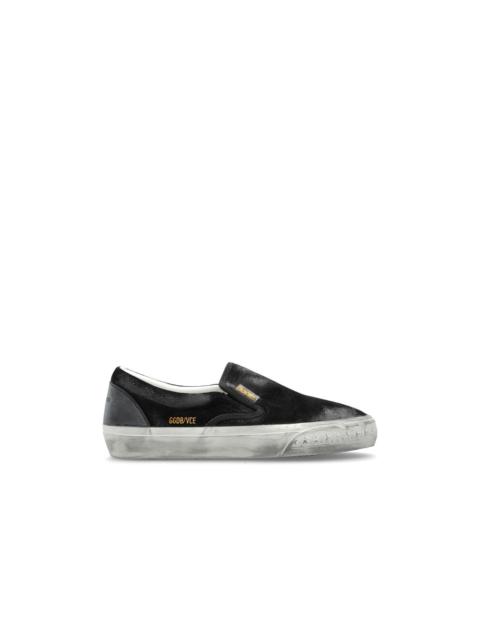 Golden Goose GOLDEN GOOSE VCE Women's Black Slip On Sneakers New (Women's