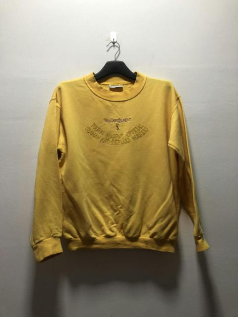 SAINT LAURENT Vintage YVES SAINT LAUREN Sweatshirt Yellow