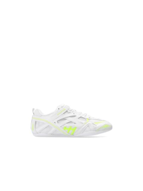 BALENCIAGA Balenciaga Men's White/Fluo Yellow Closed Sneakers