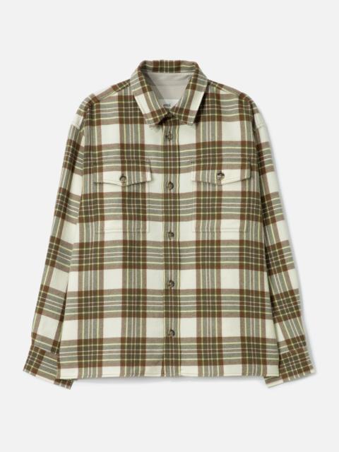 AMI Paris CHECKED WOOL OVERSHIRT