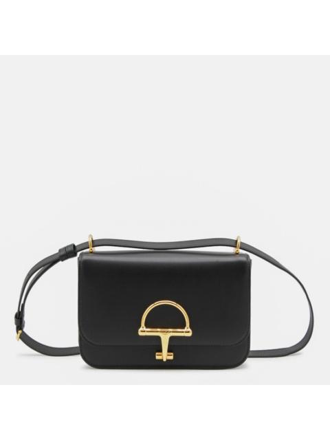 GUCCI Gucci Black Leather Siena Crossbody Bag
