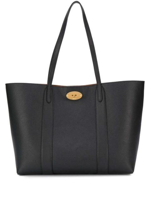 Mulberry Mulberry Women Black Tote Bag With Front Turn-Lock Closure And And Two Top Handles In Leather Woman