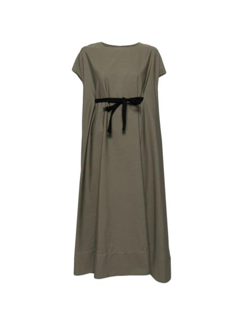 lace-up fastening dress