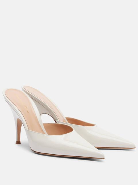 Gianvito Rossi Patent leather mules