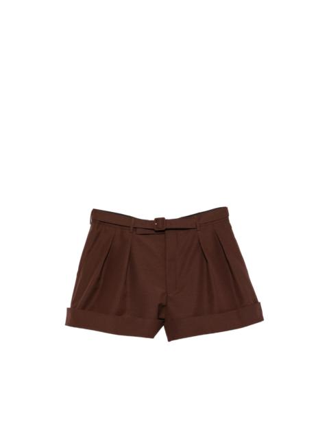 SAINT LAURENT Saint Laurent Brown Shorts - Tailored Shorts Men