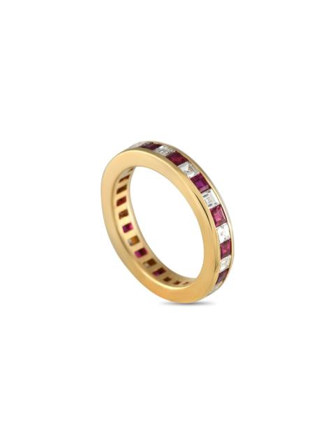 Tiffany & Co. Tiffany & Co. 18K 1.94 ct. tw. Diamond & Ruby Ring (Authentic Pre-Loved)
