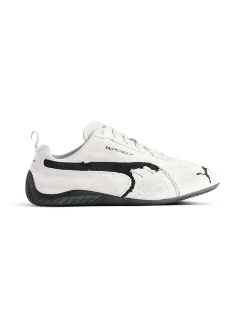 BALENCIAGA Speedcat Suede Balenciaga in White/black