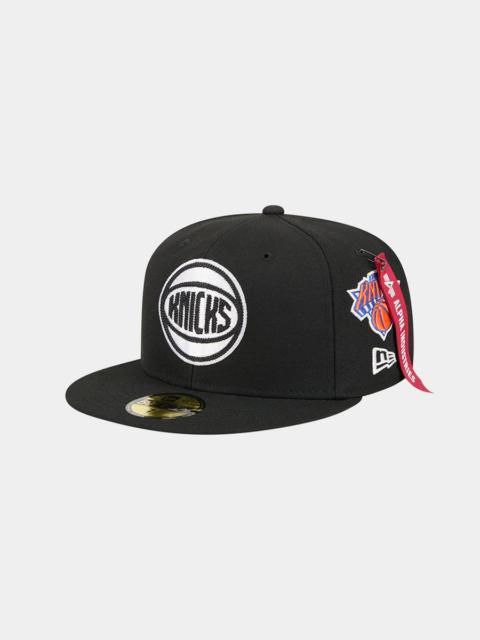ALPHA INDUSTRIES NEW YORK KNICKS X ALPHA X NEW ERA 59FIFTY FITTED CAP