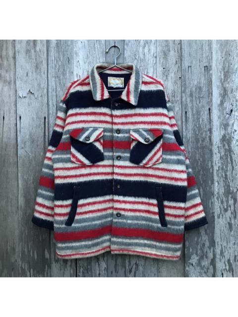 Other Designers Vintage - Vintage Multicolor Heavy Faux Fur Jacket