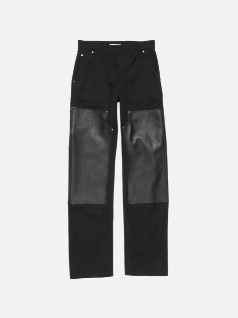 Acne Studios Denim trousers - regular fit - Black