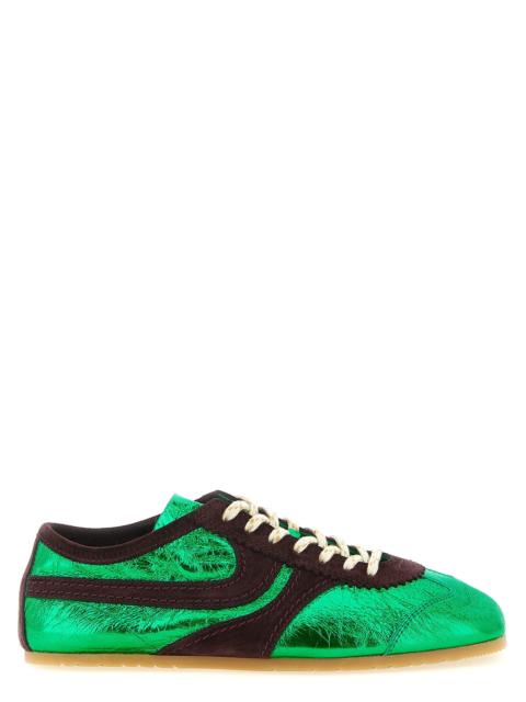 Dries Van Noten Dries Van Noten Women Laminated Leather Sneakers