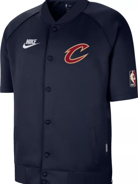 Nike Nike Men's Cleveland Cavaliers Hardwood Classics Navy On Court Game Jacket