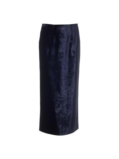 FENDI Velvet Pencil Skirt