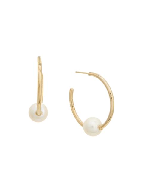 Chloé Chloé Darcey Pearl Hoop Earrings