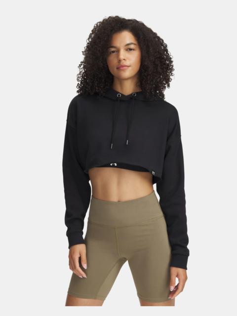 Under Armour Women's UA Icon Terry Crop Hoodie