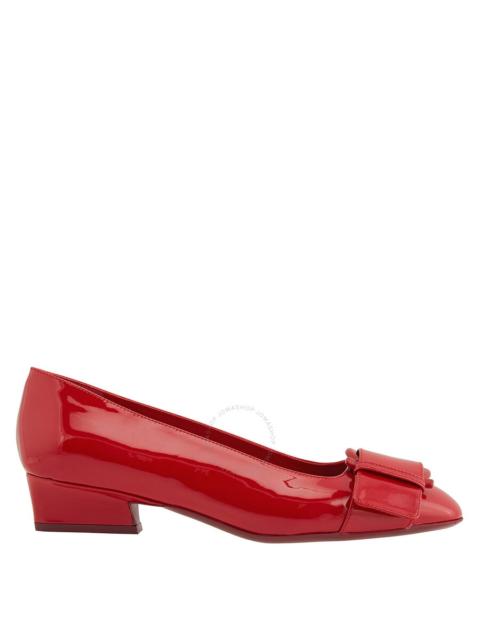 FERRAGAMO Salvatore Ferragamo Ladies Lipstick Bessie 30 Gancini Pump Shoes
