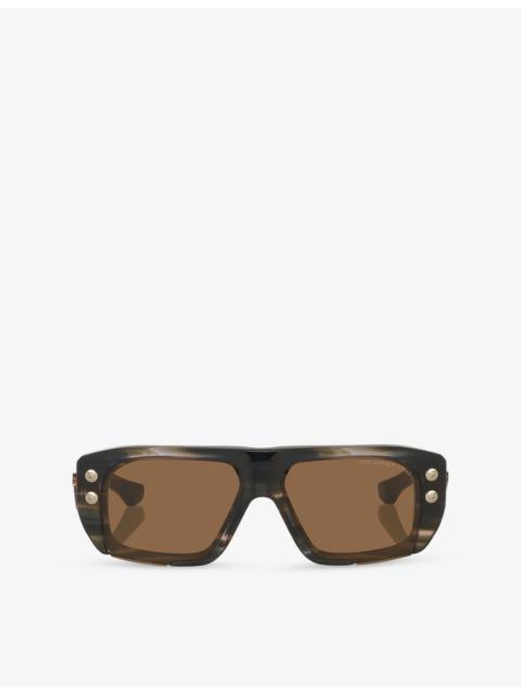 DITA D4000477 Hyper-1183 Rectangular-Frame Acetate Sunglasses