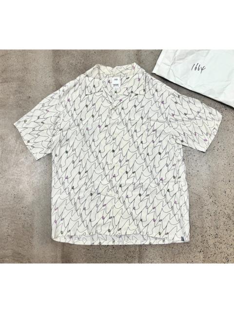 visvim Visvim 21AW Wallis Shirt – Short-Sleeve Shirt with Floral/Wavy Pattern