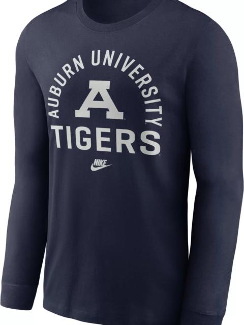 Nike Nike Adult Auburn Tigers Arch College Navy Long Sleeve Shirt