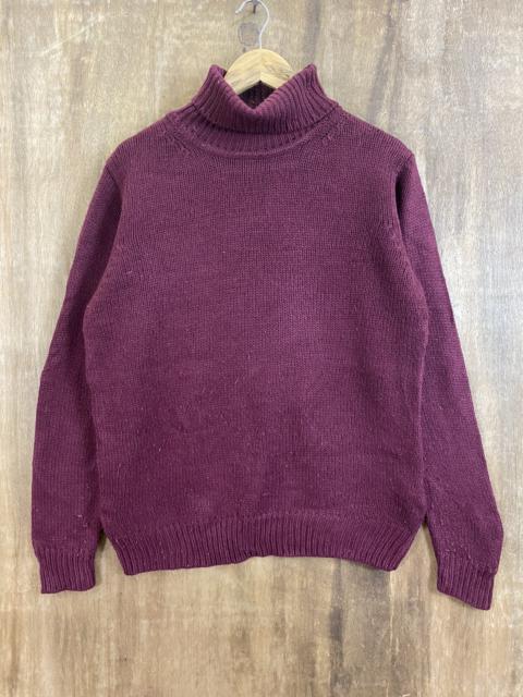 Other Designers Uniqlo - Uniqlo Maroon Knit Turtleneck Sweaters #1798