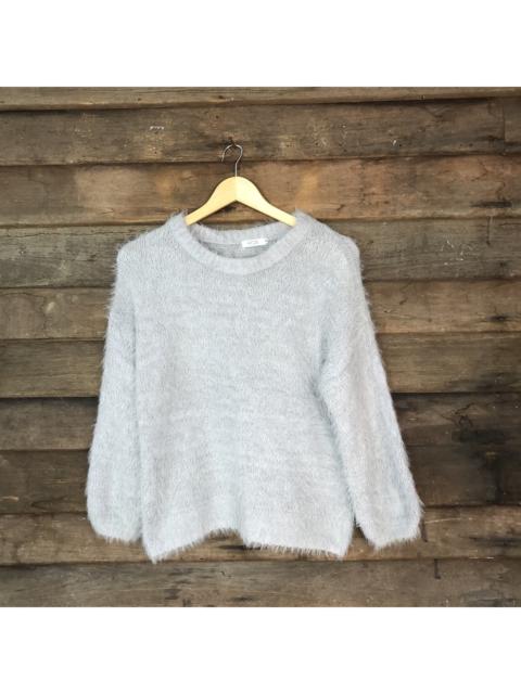 Other Designers Japanese Brand - KOE Grey Shag Shaggu Fur Mohair Knitwear #B583