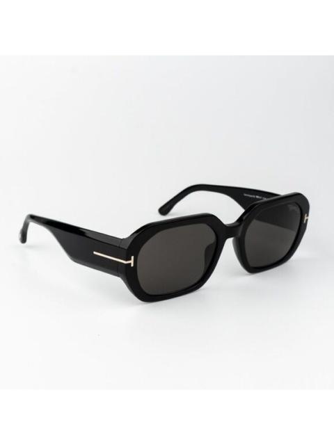 TOM FORD Tom Ford Men Sunglasses Black Smoke Square VERONIQUE-02 FT0917 01A