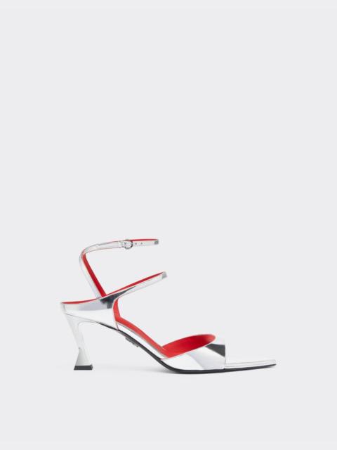 Ferrari Slingback sandal in mirrored leather