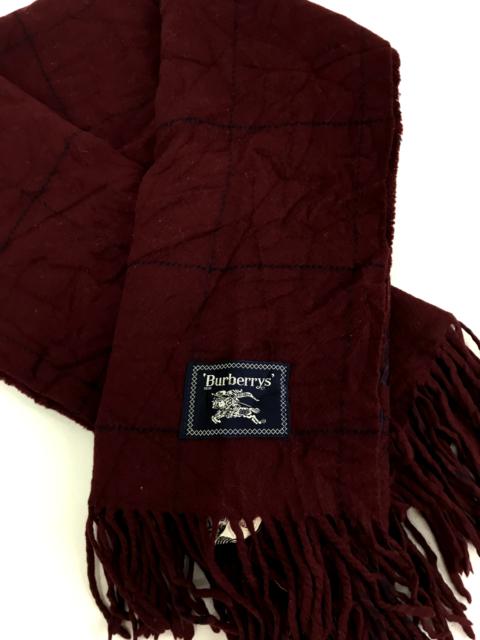Other Designers Burberry Prorsum - BURBERRY Burberrys Prorsum Embroidery Logo Wool Scarf