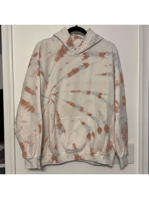 Other Designers Gildan Blue + Tan Tie Dye Hoodie