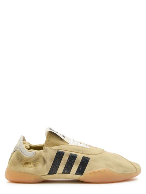 adidas Adidas X Song For The Mute X Sftm Taekwondo Mei Distressed Suede Sneakers