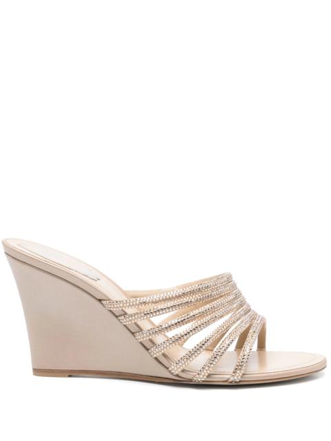 RENE CAOVILLA 80mm crystal-embellished sandals