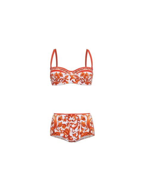 Dolce & Gabbana DOLCE&GABBANA Majolica Swimsuit New & Authentic (Women's siz
