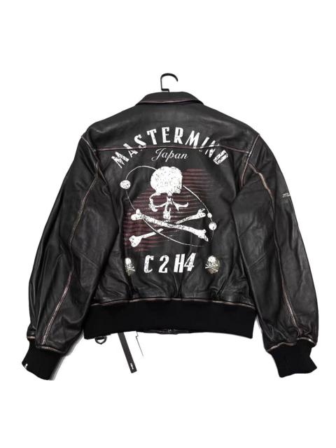 mastermind JAPAN C2H4 x Mastermind JAPAN Vol.3 Lambskin Leather Jacket