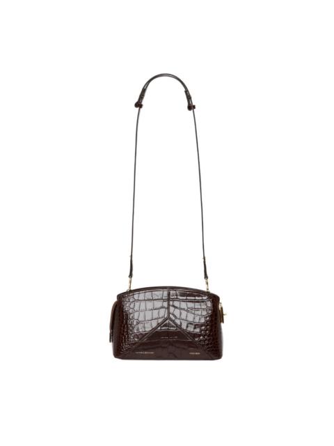 Victoria Beckham Victoria Beckham Crocodile Embossed Crossbody Bag