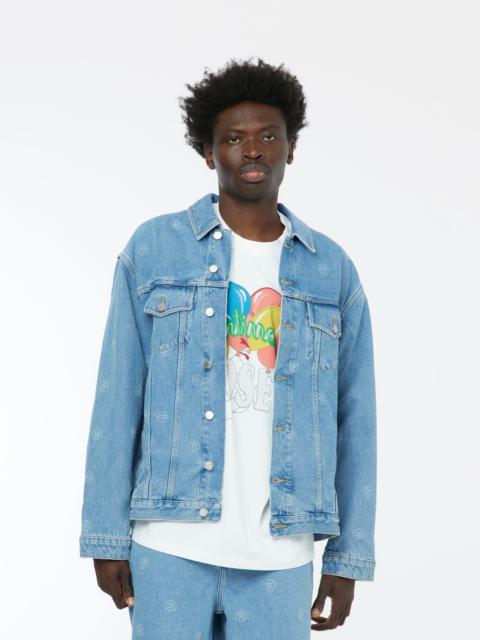 Martine Rose OVERSIZED DENIM JACKET BLUE