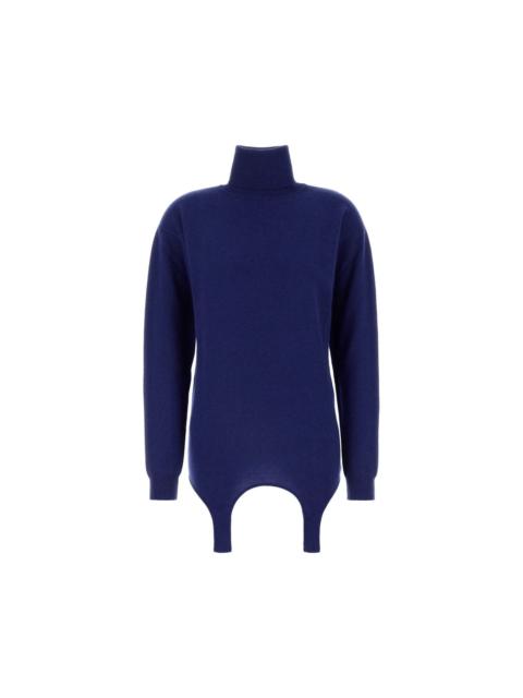 SAINT LAURENT SAINT LAURENT Electric Blue Cashmere Sweater New & Authentic