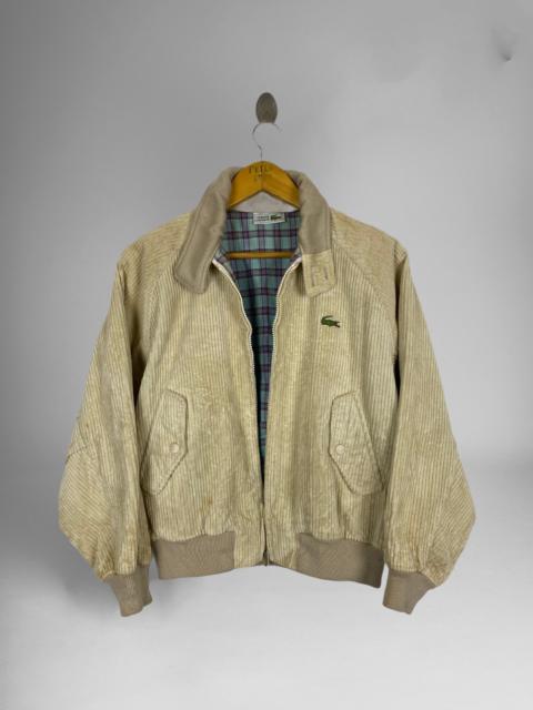 Other Designers Vintage - VINTAGE CHEMISE LACOSTE CORDUROY BOMBER JACKET STYLE