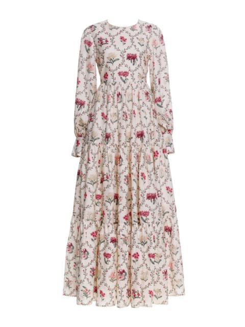 Agua by Agua Bendita Nuez Orquidea Maxi Dress