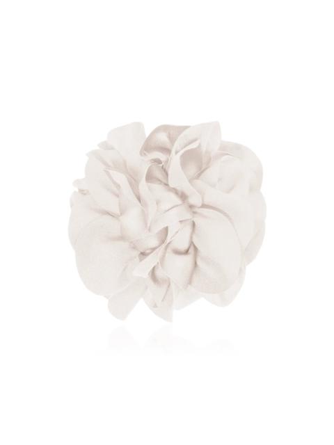 Jennifer Behr Carly Acrylic Jaw Clip white