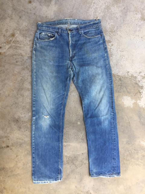 Other Designers Vintage - Vintage 70s original pair single R Levi’s Denim