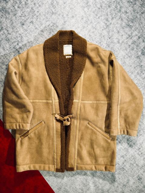 visvim visvim sanjuro GI IT (VEG SHRLNG) Robe/Coat - Wool/Fur Shearling