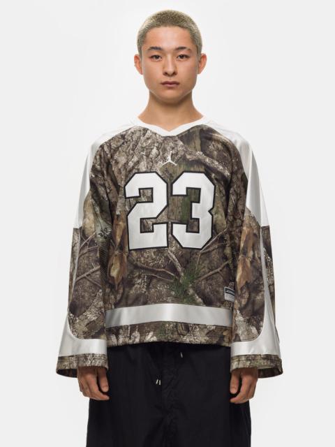 Jordan Brooklyn Realtree Hockey Jersey in Medium Olive/Sail