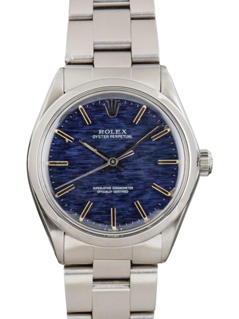 ROLEX Rolex Oyster Perpetual 34 Blue Dial 1002 Stainless Steel