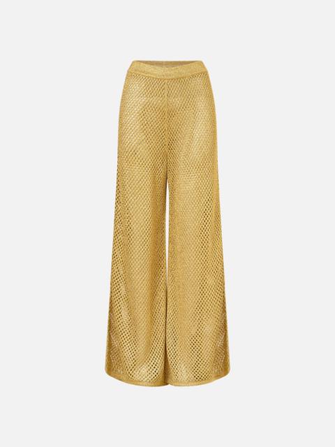 CAMILLA WIDE FLARE KNIT PANT